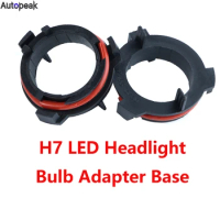 2X Bulb Adapter For Opel Astra Corsa Mokka X Insignia Crossland X H7 Car LED Headlight Base Retainer Headlamp Socket Holder Clip