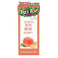 樹頂100%蜜桃綜合果汁200ml x6【愛買】