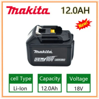 Makita Original Lithium ion Rechargeable Battery 18V 12000mAh 18v drill Replacement Batteries BL1860 BL1830 BL1850 BL1860B