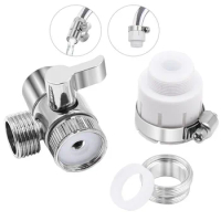 1pc Switch Faucet Adapter Converter Kitchen Sink Splitter Diverter 3 Way Water Tap Connector for Toilet Bidet Shower Accessories