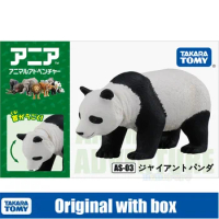 Model 487937 Takara Tomy Tomica Ania Animal Adventure Giant Panda Model As 03 Diecast Resin Baby Toy