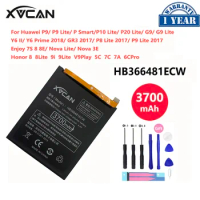 Orginal XVCAN For Huawei P9 P10 Lite Honor 8 9 Lite 9i 5C 7C 7A Enjoy 7S 8 8E Nova Lite 3E HB366481ECW Phone Replacement Battery
