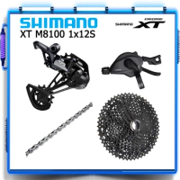 SHIMANO DEORE XT M8100 12 Speed Groupset Rear Derailleur RD-M8100 SGS Shifter SL-M8100 SUNSHINE Cassette CN-M6100 Bike Parts