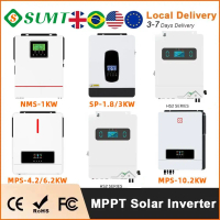 Hybrid Solar Inverter 1KW 1.6KW 1.8KW 3KW 4.2KW 6.2KW 10.2KW 220Vac MPPT Pure Sine Wave Inverter ...