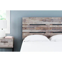 Headboard, bedroom household block headboard, large, beige, wooden headboard