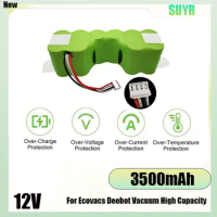 New Robot Vacuum Cleaner Battery Pack 12V 3500mAh Ni-MH Battery Suitable for Ecovacs Deebot DE55 DE5G DM88 902 901 610 Battery