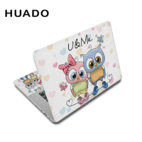 Cartoon owl Laptop Skin Sticker 15.6 Notebook Decal Covers 17.3 Laptop Skin for Macbook pro 15/ xiaomi air 13.3/ lenovo/asus