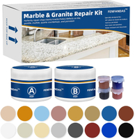 Marble and Granite Repair kit Porcelain Marble Stone and Quartz Countertops Repair kit for Chips Den