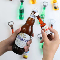 Magnetic refrigerator bottle opener, creative multi-functional magnetic bottle opener, wine bottle o