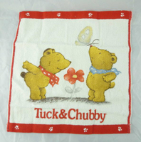 【震撼精品百貨】Tuck&amp;Chubby  蛋糕熊 方巾 震撼日式精品百貨