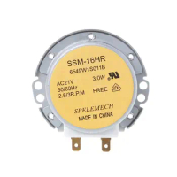 1PC SSM-16HR Microwave Oven Turntable Synchronous Motor 21V 3W 50/60Hz For LG or For Fan Electric Heater Home Apliances Parts