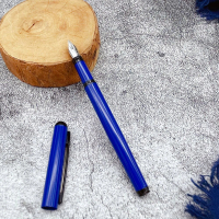 【Betrue】自信海藍鋼筆套組：海軍藍鋼筆+吸墨器+筆套(免費客製化刻字/禮盒/鋼筆刻字/生日禮物/春節送禮)