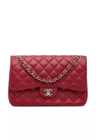 Chanel 二手香奈兒 Jumbo 經典魚子醬雙蓋包