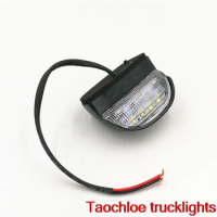 100x 12V 24V 4led LED License Plate Light Rear Tail Number Lamp Bulbs UTE Boat Trailer Truck Lorry Caravan