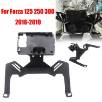 Motorcycle Accessories GPS Phone Navigation Fairing Upper Bracket Holder Support For Honda Forza 125 250 300 2018 2019