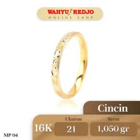 Cincin Emas Kadar 16K Wahyu Redjo CC-16K 29881224
