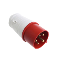32 Amp 5pin Industrial Plug 240-415V Weatherproof IP44 3P+N+E 32A