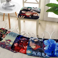 Jujutsu Kaisen Anime Four Seasons Fabric Cushion Non-slip Living Room Sofa Decor Students Stool Tatami Office Chair Mat Pad