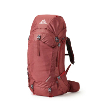 【Gregory官方直營】女 60L KALMIA 登山背包 S/M 波爾多紅(抗撕裂 耐用 登山包 多日登山)