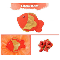 香氛泡沫氣泡彈泡泡浴鹽球(胖胖金魚*1顆)