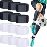 Anti Slip Soccer Shin Guard Accessories Lightweight Sports Shin Fixed Straps Adjustable Soccer Ankle Guards