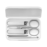 XIAOMI Mi Nail Clipper Five Piece Sets with Storage Box Xaomi Nail Cutter Knife Professional Xiomi Beauty Tool Stainless Steel