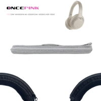 Universal Full Closure Headphone Headband Cover Zipper Cushion Protective for Sony WH1000XM4,WH-1000XM3,WH-1000XM2,MDR-1000X