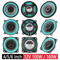 4/5/6 Inch Car Speakers 100W/160W Max Universal HiFi Coaxial Subwoofer Car Audio Music Stereo 92dB Full Range Frequency Speaker