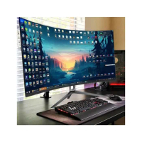 Pc 24 27 32 34 Inch Lcd Monitor 144hz 165Hz 2k 4k Computer Display Rgb Light Bar Gaming Screen Monit