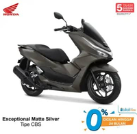 All New Honda PCX CBS 160 Sepeda Motor Matte Silver Palembang