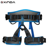 XINDA แคมป์ปิ้งเข็มขัดนิรภัย Rock Climbing Outdoor ขยายการฝึกอบรม Half Body Harness อุปกรณ์ป้องกัน S