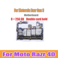 Motherboard For Motorola RAZR 40 XT2323-3 Mobile Electronic Panel Circuits Chips Plate 6GB And 256GB Dual Cards Dual Standby