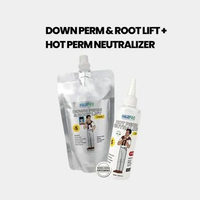 HAIRNERDS PROFESSIONAL HAIRPRO Down Perm & Root Lift + Hot Perm Neutralizer - BUNDLING