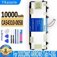 10000mah YKaiserin Battery CA543100058 For DOCOMO ARROWS Tab F-03G CA54310-0058 Bateria