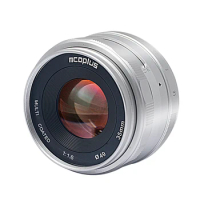 Mcoplus 35mm f1.6 APS-C Manual Fixed Prime Lens for Sony E Mount A6000 A6100 A6300 A6400 A6600 A7 A7II NEX-3 A5100 A5000 A7S