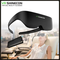 Shinecon 4K VR Headset AI08 Giant Screen Stereo Cinema 3D IMAX Glasses Pro Virtual Reality VR glasses all-in-one with system