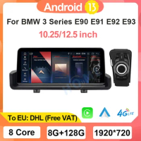 Carplay 12.5" Central Multimedia For BMW 3 Series E90 E91 E92 E93 Car Video Player GPS Navigation Android Auto Factory Price