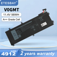 ETESBAY V0GMT Laptop Battery For Dell G7 17 7700 For Dell Inspiron 15 7501 For Dell Vostro 15 7500 Series Notebook 11.4V 56WH
