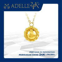 Adelle Jewellery 24K - Sparkling Blossom Necklace - Kalung Emas 24 Karat