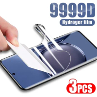 3PCS Hydrogel Film for Vivo X90 X80 X70 X60 X51 X50 Pro Plus Screen Protector for Vivo X80 Lite Full Cover Protective film