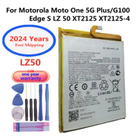 2024 Years New LZ50 Phone Battery For Motorola Moto One 5G Plus G100 Edge S LZ 50 5000mAh High Quality Battery Bateria Batteries