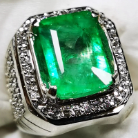 Batu permata natural zamrud colombia super asli