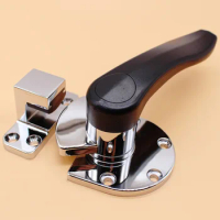 Stainless Steel Steam Box Door Handle Oven Knob Lock Cold Store Seafood Case Hinge Cabinet Pull Cookware Repair Part