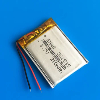 3.7V 210mAh Lipo Polymer Lithium Rechargeable Battery 302535 For MP4 Smart Watch GPS DVD Bluetooth Headset Camera