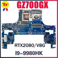 GZ700GX Laptop Motherboard For ASUS ROG Mothership GZ700G GZ700 I9-9980HK RTX2080-8G Mainboard 100% Work