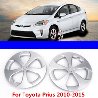 1/2Pcs 15นิ้วฝาครอบล้อ Caps Hubcaps สำหรับ Toyota Prius 2010 2011 2012 2013 2014 2015 2016รถยางศูนย์ล้อ Hub Caps