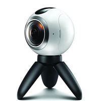 Real 360° Dual Lens Spherical High Resolution VR Camera with Accessories Video Photo for Samsung SM-C200NZWAXAR Gear 360