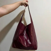 ARCELL - KARUNA SHOULDER BAG | TAS SHOULDER KARUNA LEATHER MAROON