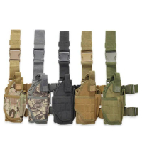 Tactical Drop Leg Platoform Legs Harness Thigh Pouch Right Hand Pistol Gun Holster for 1911 Glock 17/19/20/21 Smith&amp;Wesson M&amp;P