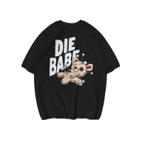 Naughty Badclub Black T-shirt Die Babe Distro